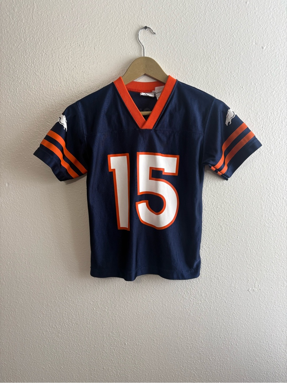 NFL Team Apparel Boys Small Broncos Marshall 15 Jersey Football Sporty